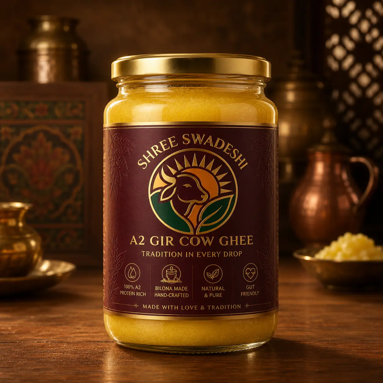 A2 Gir Cow Ghee - 500ml